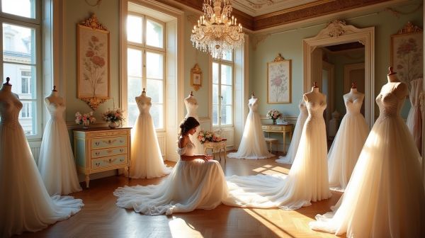 Créez votre robe de mariée sur mesure à Saint-Étienne